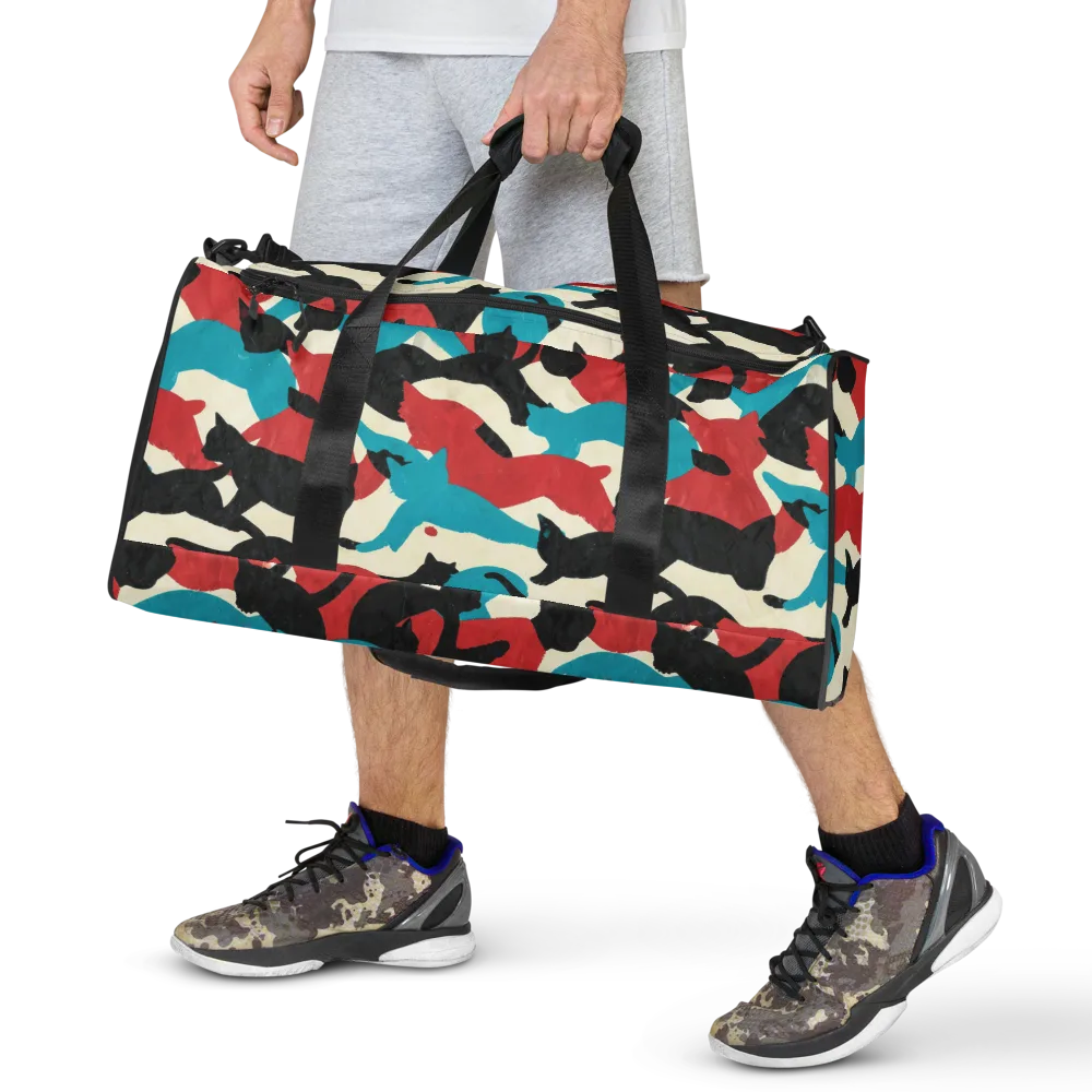 Chromatic Catwalk on Duffle Bag — Front