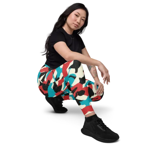 Chromatic Catwalk on a Leggings with Pockets