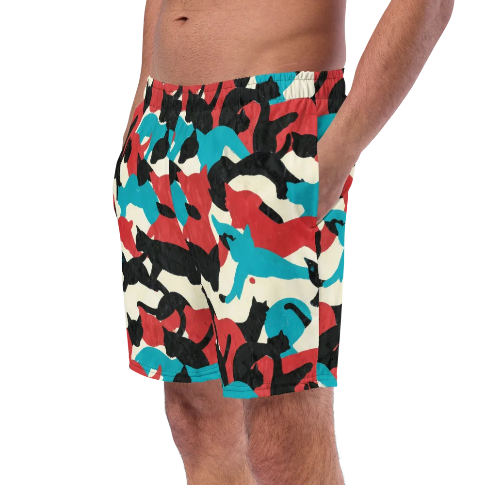 Chromatic Catwalk on Swim Trunks — Left Front
