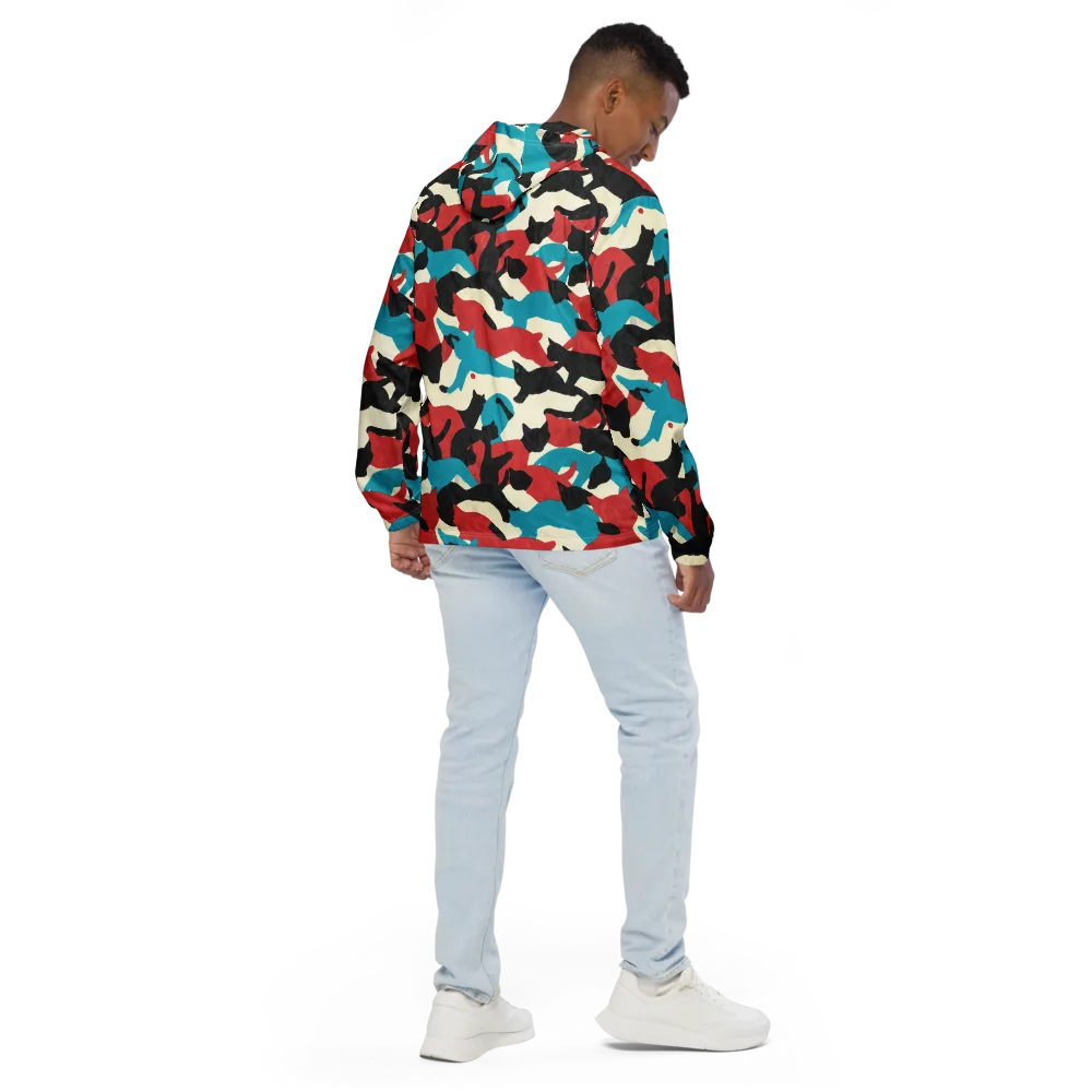 Chromatic Catwalk on Men's Windbreaker — Back