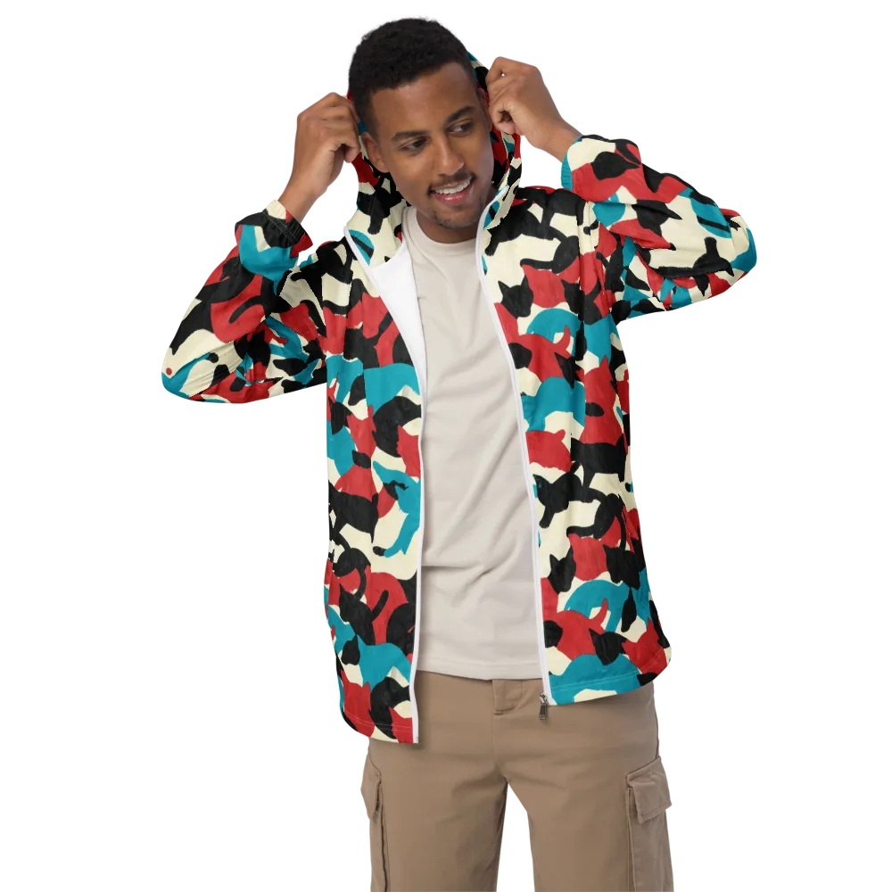 Chromatic Catwalk on Men's Windbreaker — Front