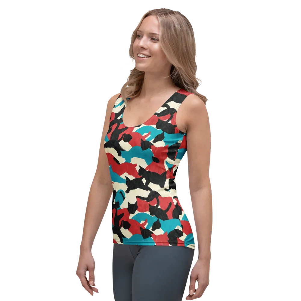 Chromatic Catwalk on Women's Tank Top — Left Front
