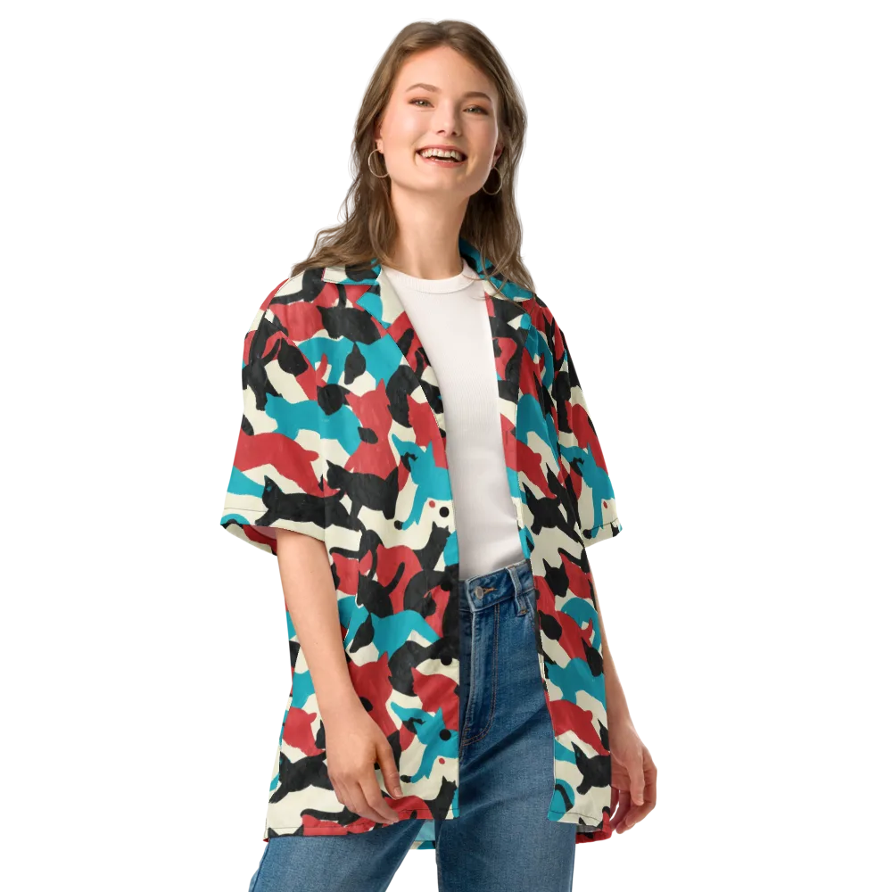 Chromatic Catwalk on Button Shirt — Front