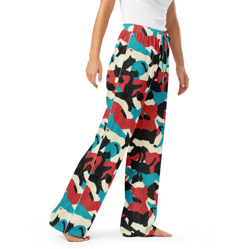 Chromatic Catwalk on Women's Pajama Pants — Right Front