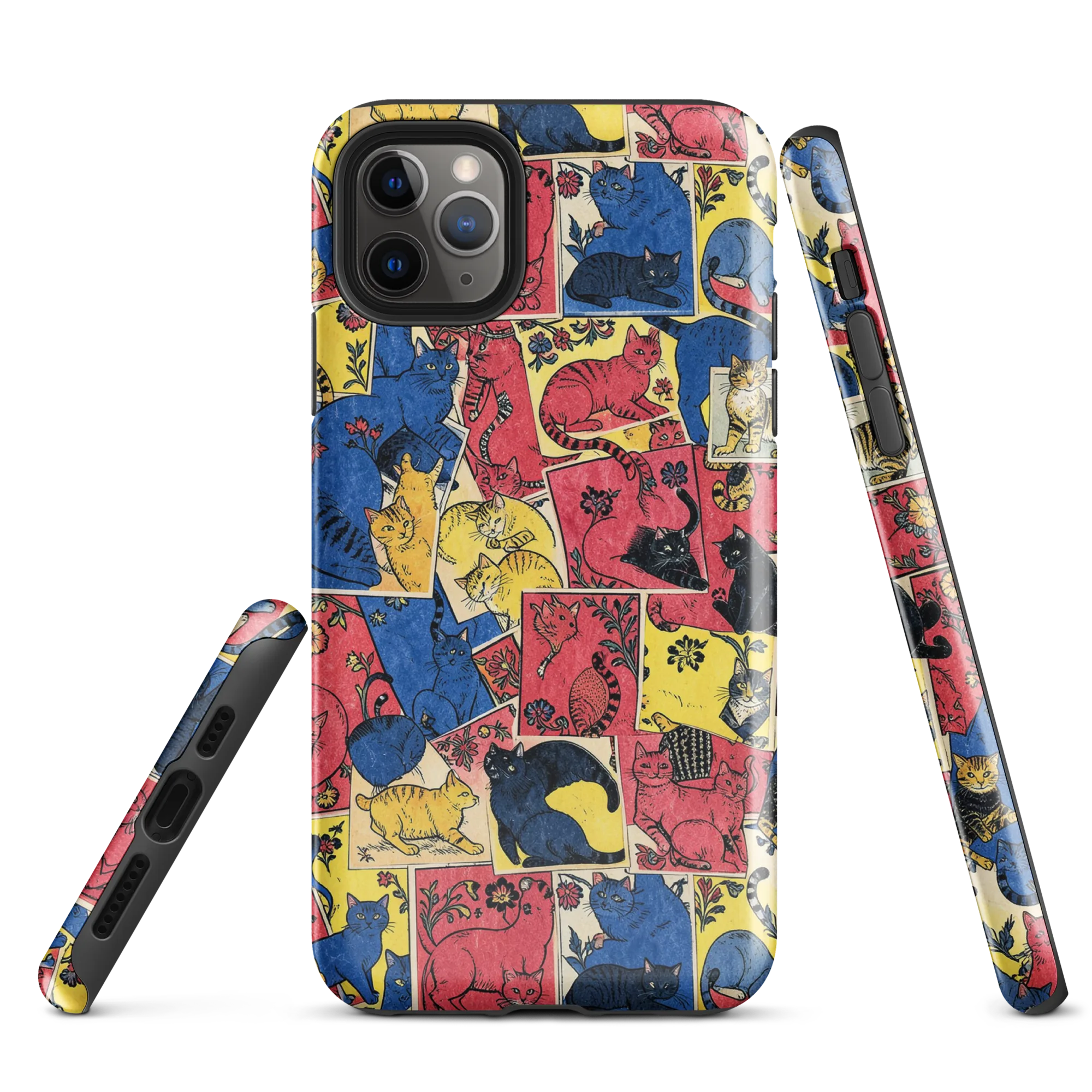 Midnight Cat Almanac on Tough Case for iPhone® — Front
