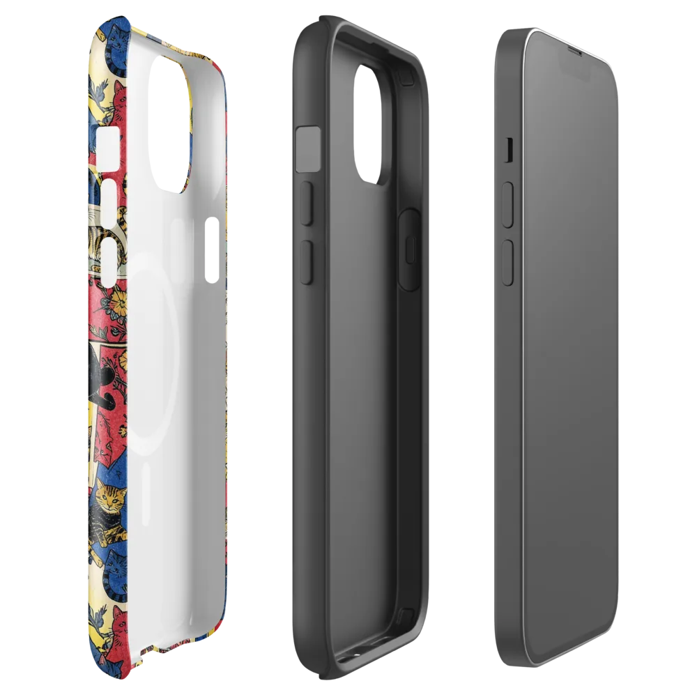Midnight Cat Almanac on MagSafe Tough Case for iPhone® — Front