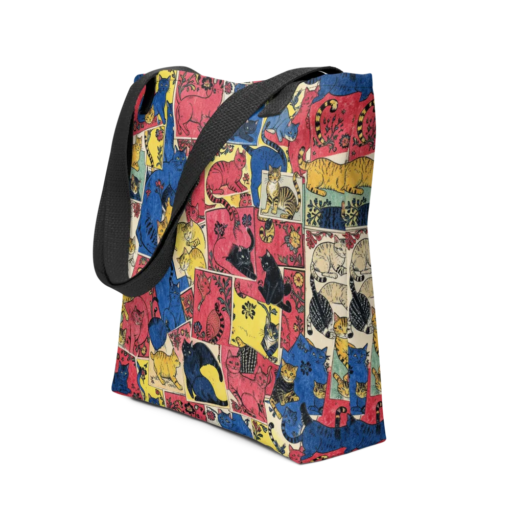 Midnight Cat Almanac on Tote Bag — Front