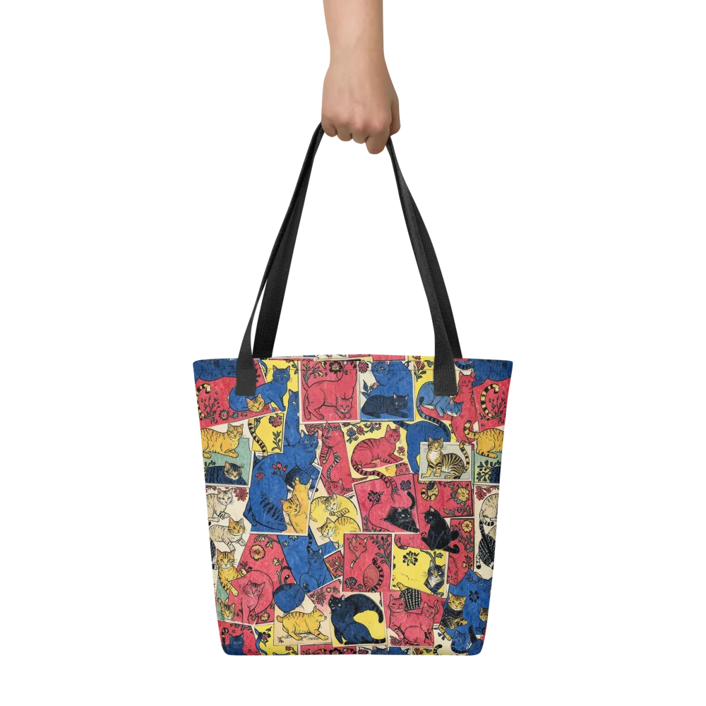 Midnight Cat Almanac on Tote Bag — Front