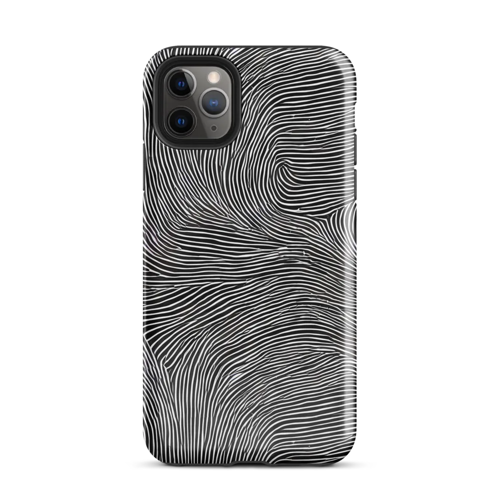Ink Ripple on Tough Case for iPhone® — Front