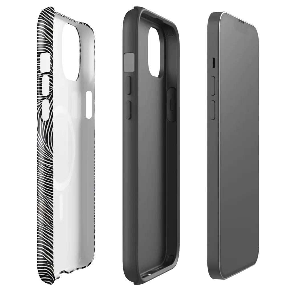 Ink Ripple on MagSafe Tough Case for iPhone® — Front
