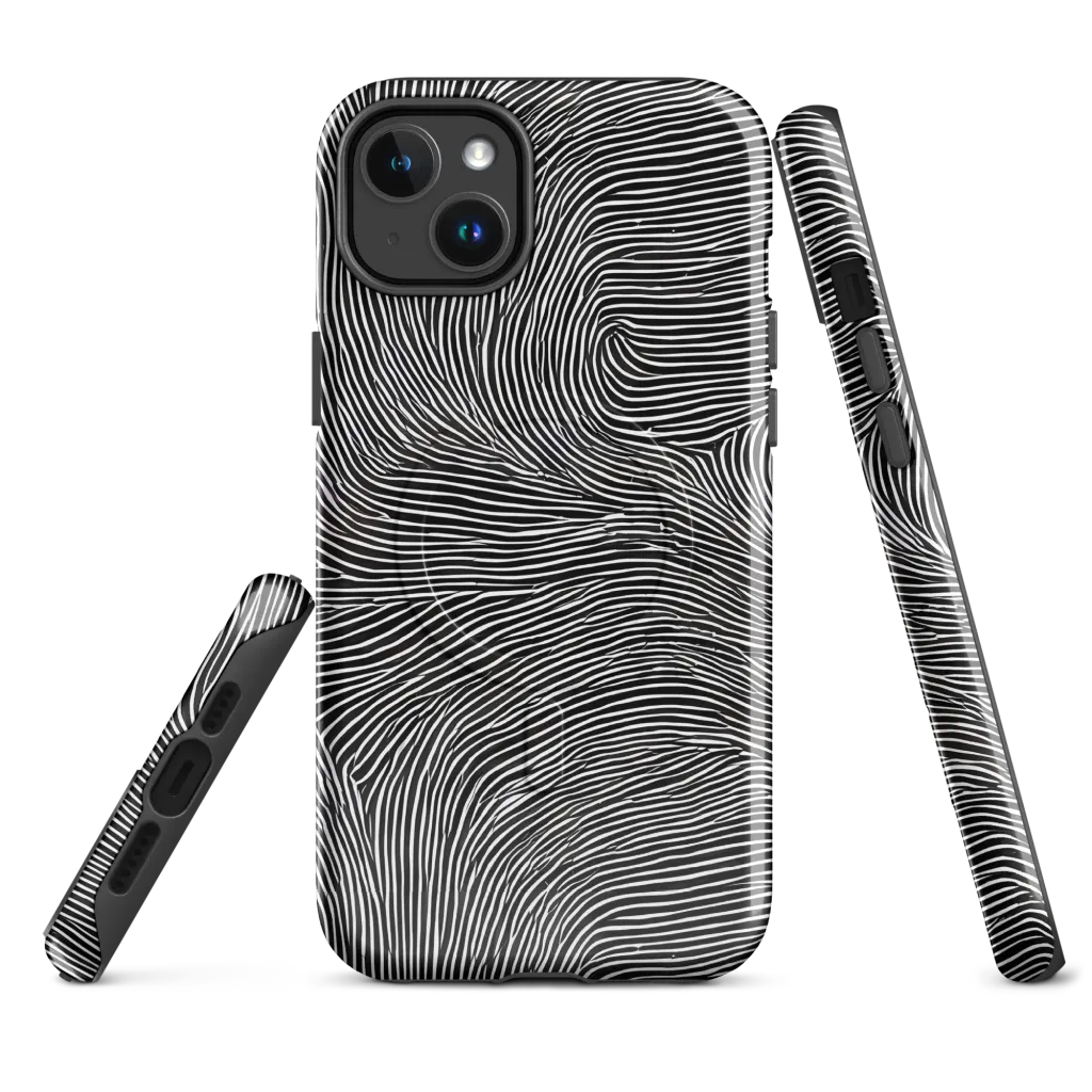 Ink Ripple on MagSafe Tough Case for iPhone® — Front