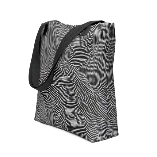 Ink Ripple on a Tote Bag