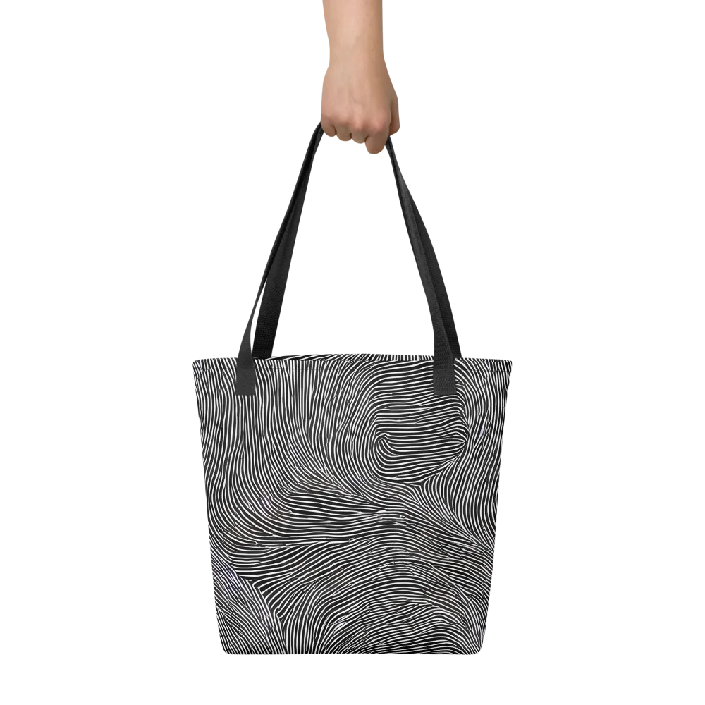 Ink Ripple on Tote Bag — Front