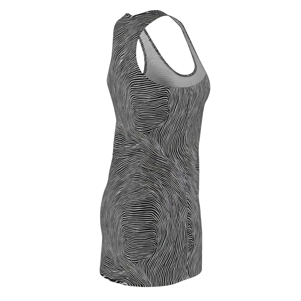 Ink Ripple on Racerback Dress — Back Side