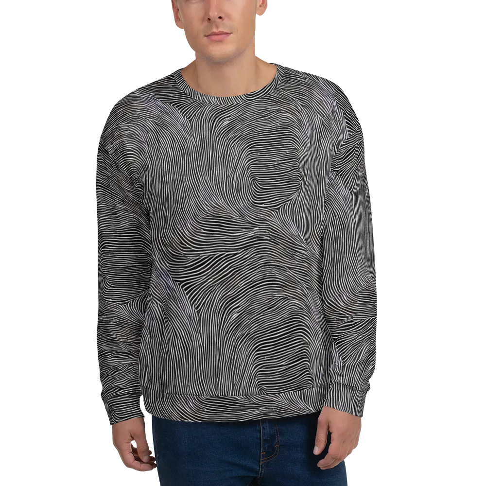 Ink Ripple on Sweatshirt — Front