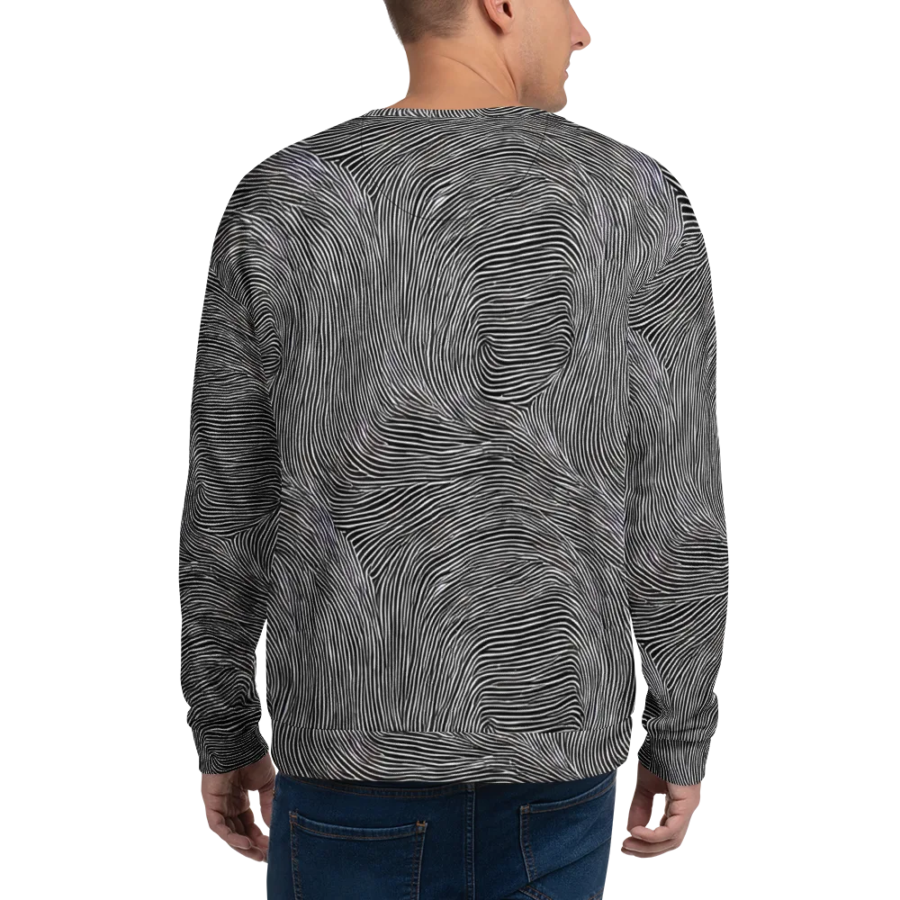 Ink Ripple on Sweatshirt — Back