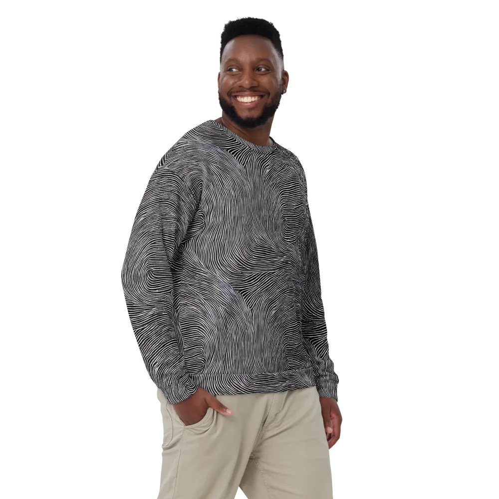 Ink Ripple on Sweatshirt — Front