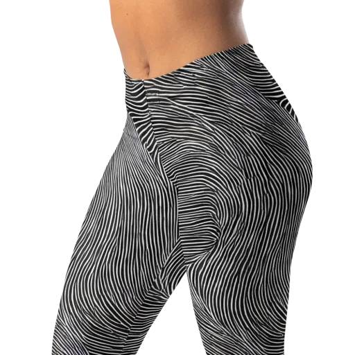 Ink Ripple on a Leggings
