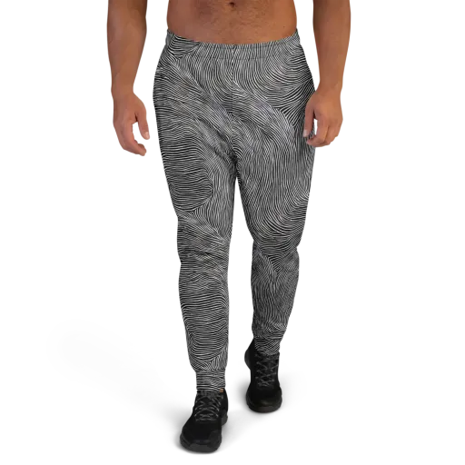 Ink Ripple on a Men's Joggers
