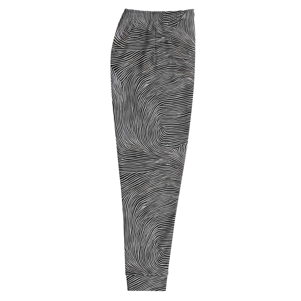 Ink Ripple on Men's Joggers — Right