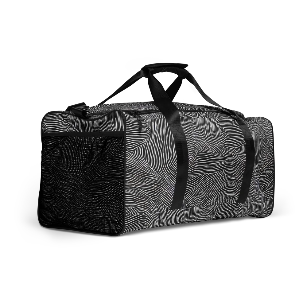 Ink Ripple on Duffle Bag — Right Front