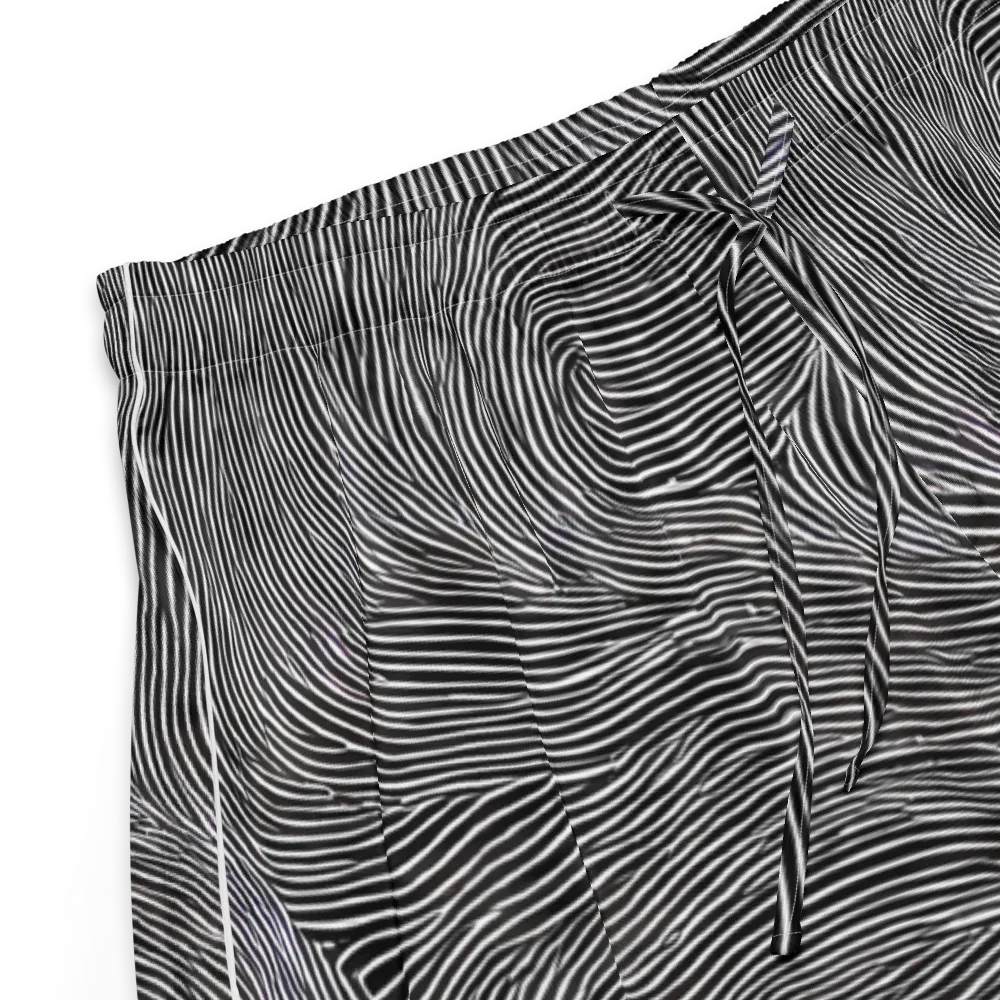 Ink Ripple on Women's Pajama Shorts — Product details