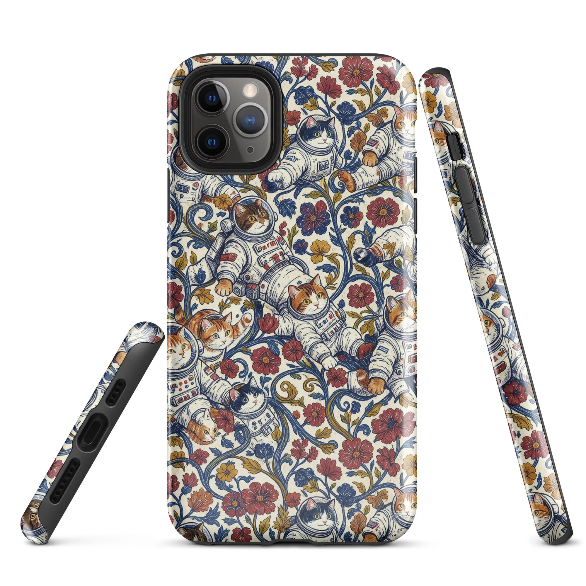 Cosmic Cat Garden on Tough Case for iPhone® — Front