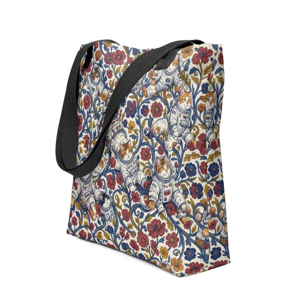 Cosmic Cat Garden on Tote Bag — Front