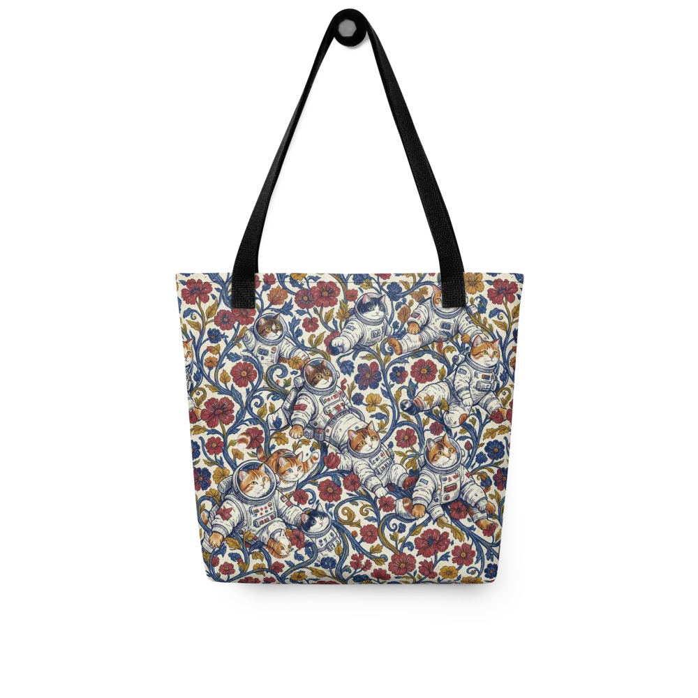 Cosmic Cat Garden on Tote Bag — Front