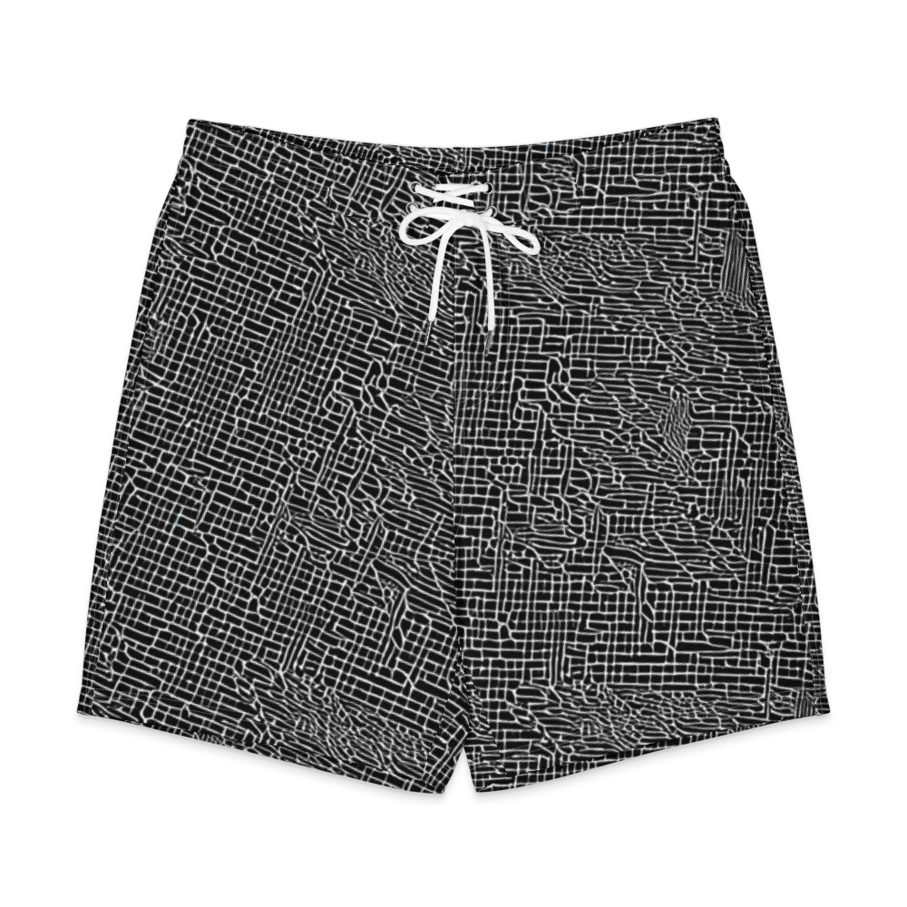 Ink Weave on Men's Board Shorts — Front