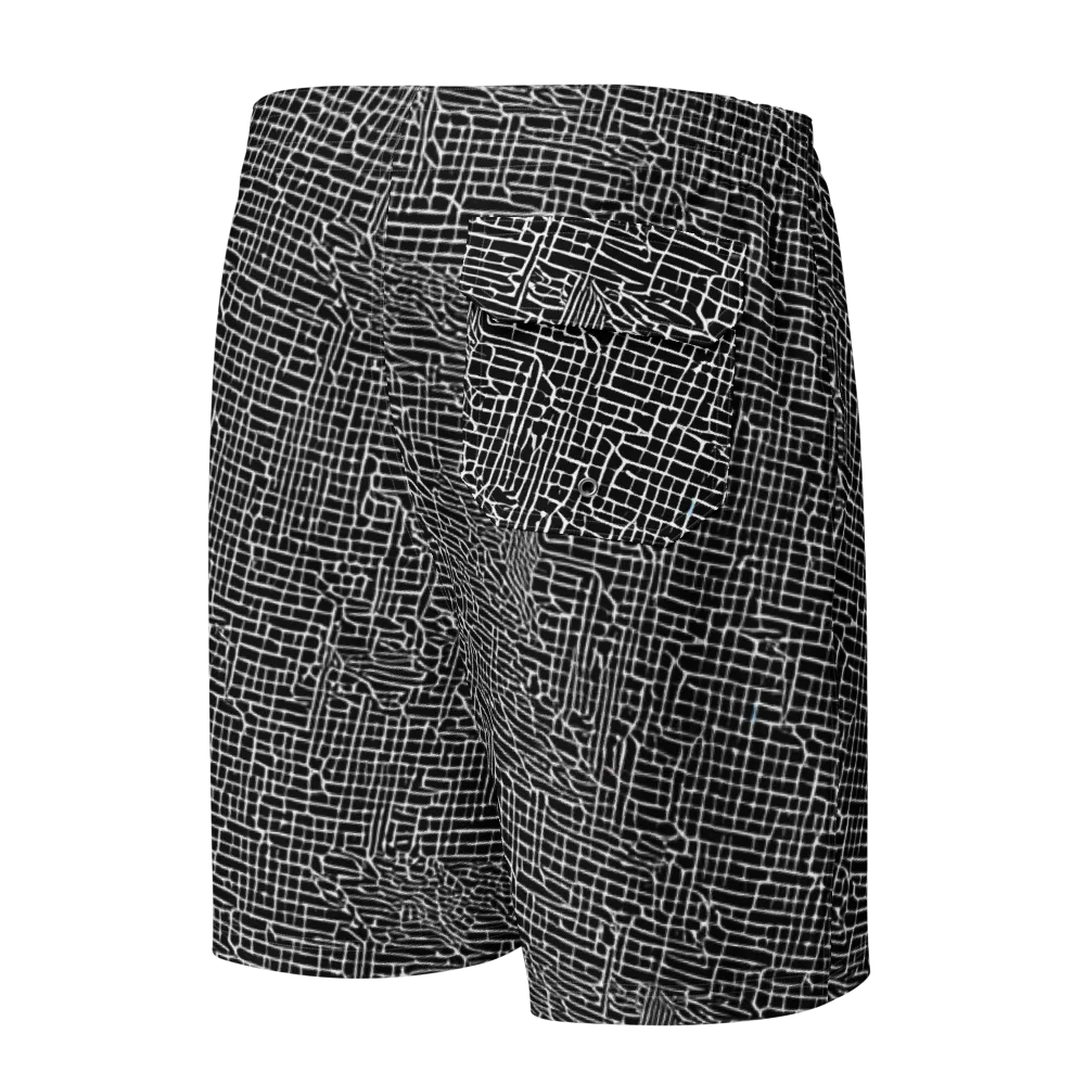 Ink Weave on Men's Board Shorts — Back