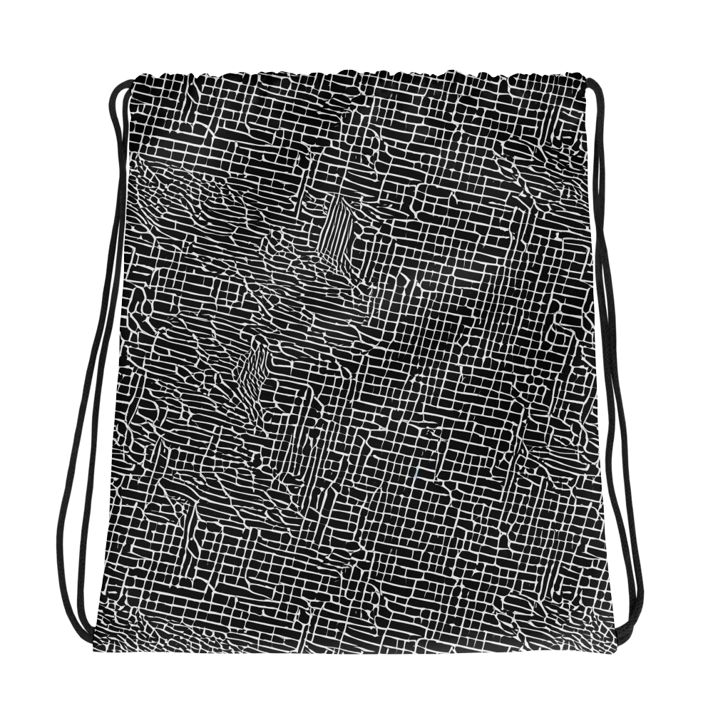 Ink Weave on Drawstring Bag — Photo