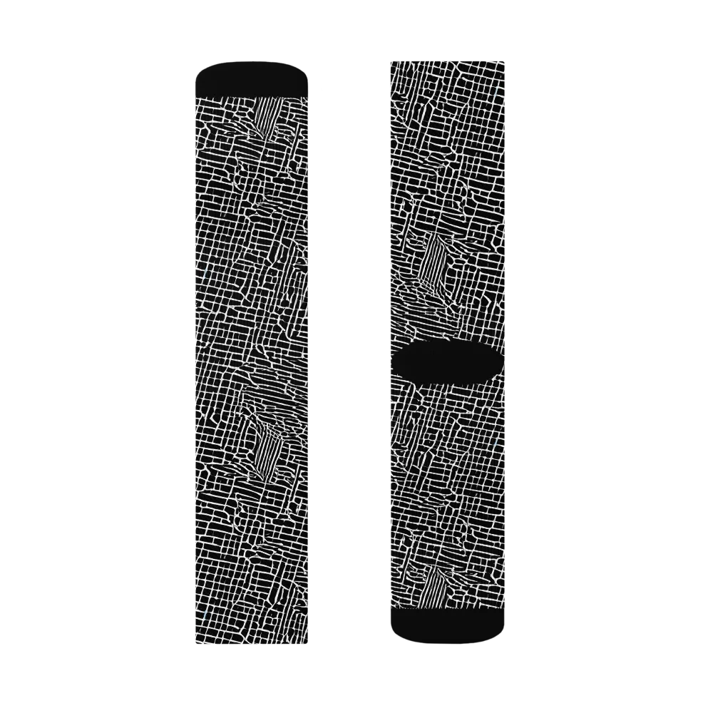 Ink Weave on Socks — Right Sock
