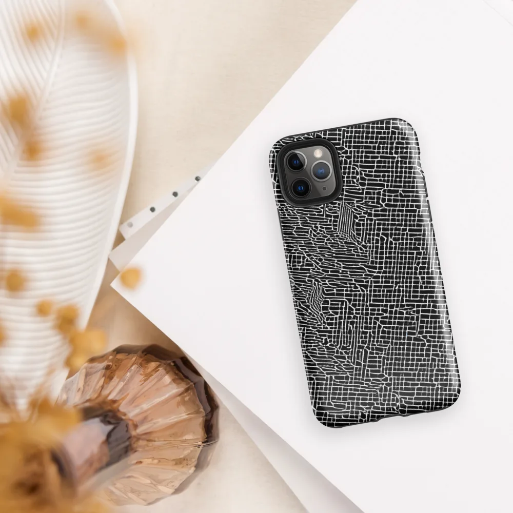 Ink Weave on Tough Case for iPhone® — Front