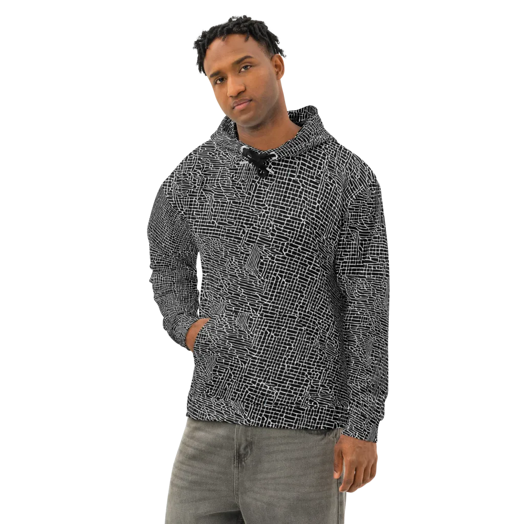 Ink Weave on Cotton Hoodie — Left Front
