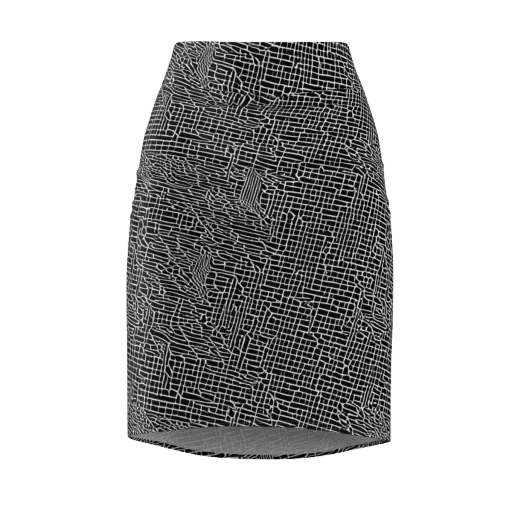 Ink Weave on a Pencil Skirt