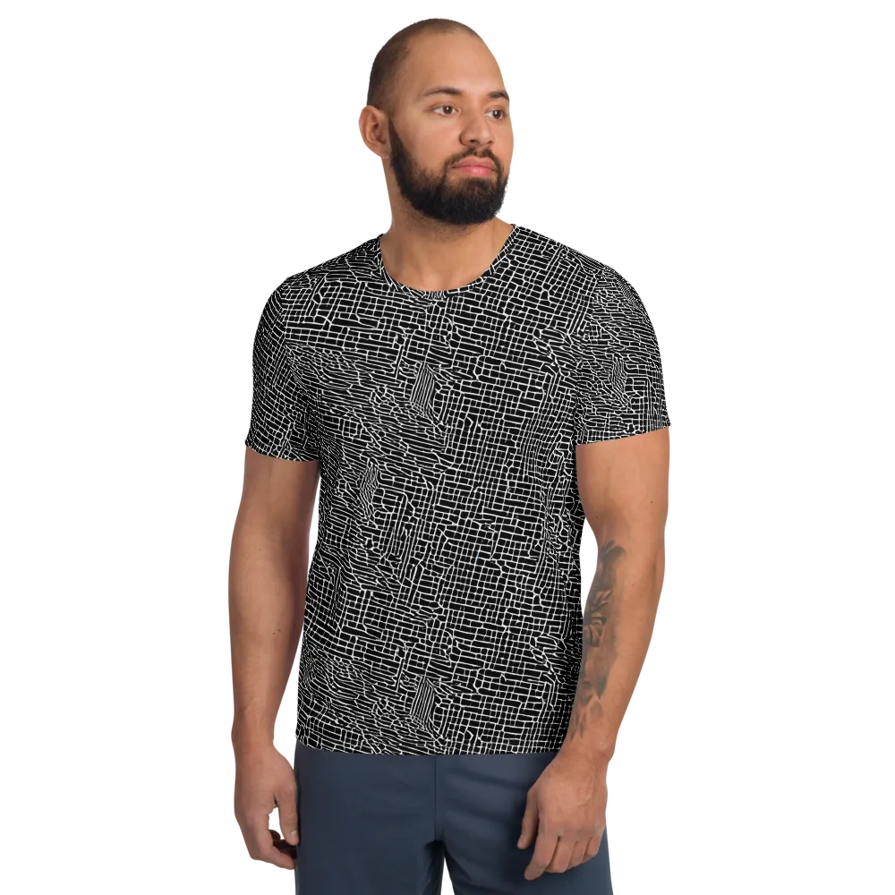 Ink Weave on Men's Athletic T-Shirt — Front