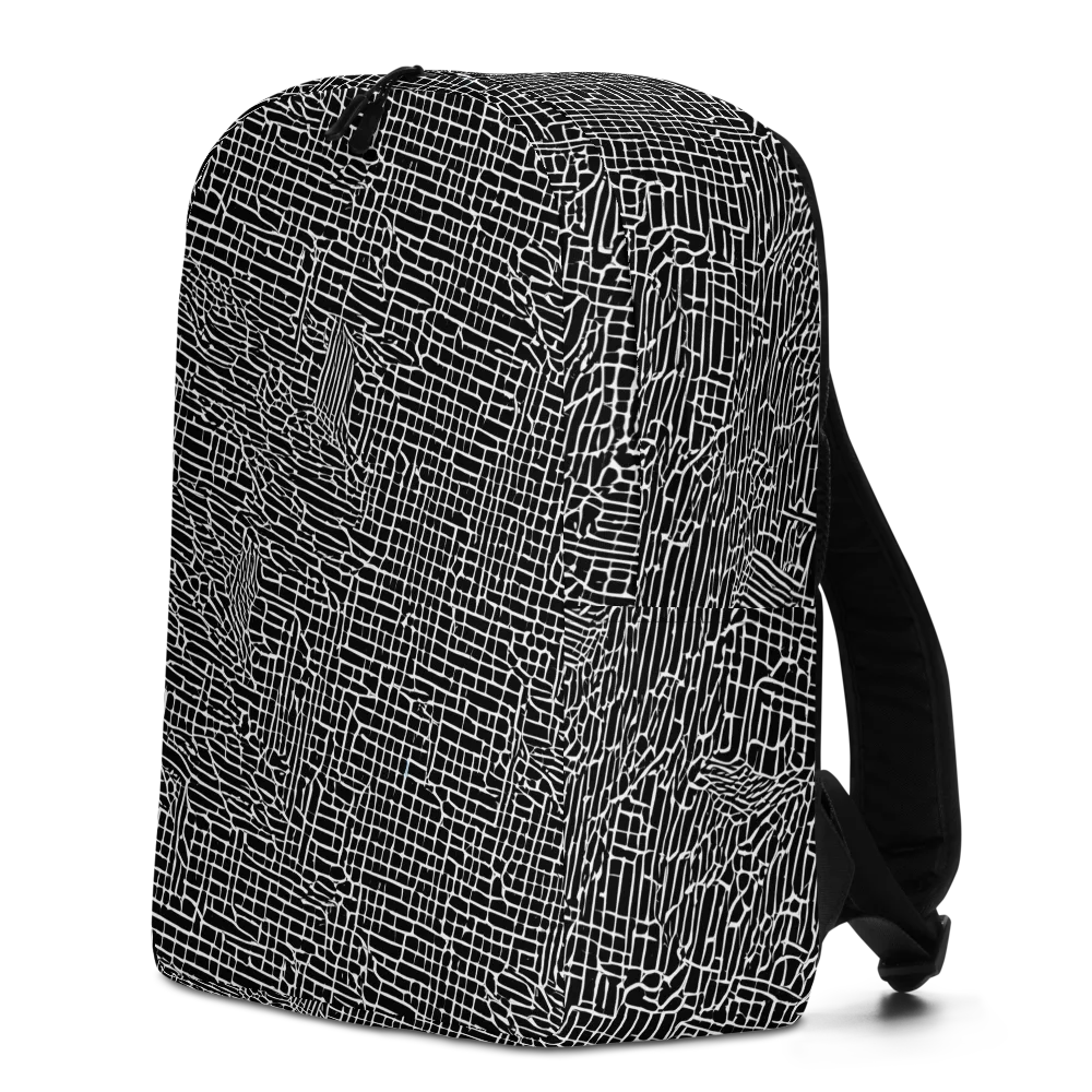 Ink Weave on Minimalist Backpack — Left