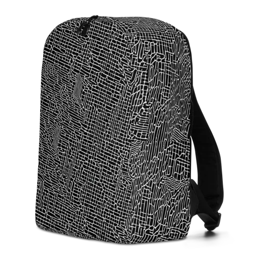 Ink Weave on a Minimalist Backpack