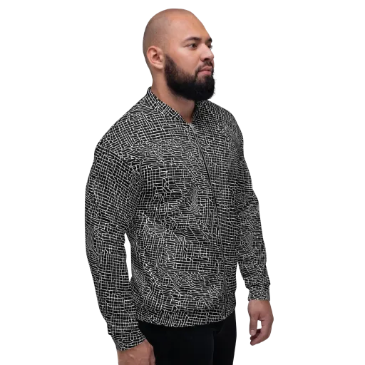 Ink Weave on a Bomber Jacket