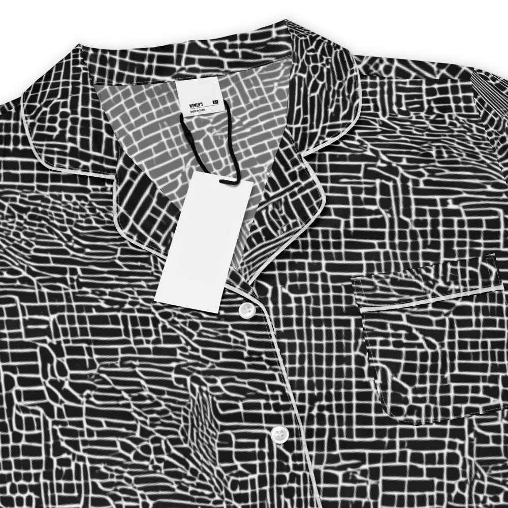 Ink Weave on Women's Short Sleeve Pajama Top — Product details