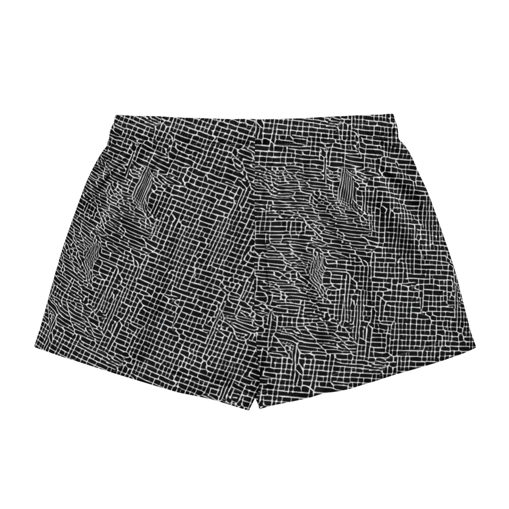 Ink Weave on Women's Pajama Shorts — Back