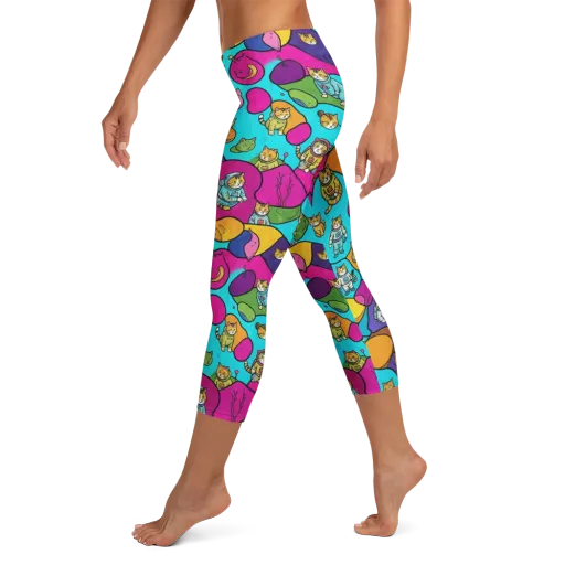 Starship Whiskers on a Capri Leggings