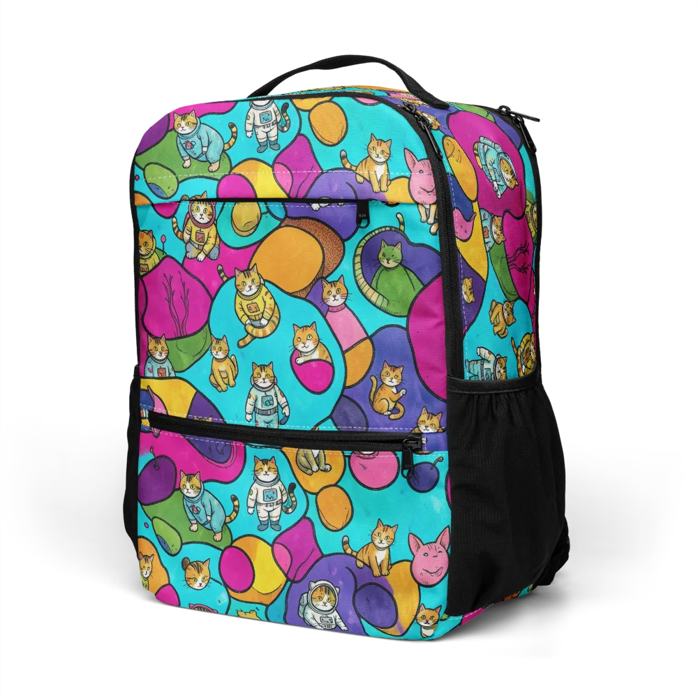 Starship Whiskers on Utility Backpack — Left Front
