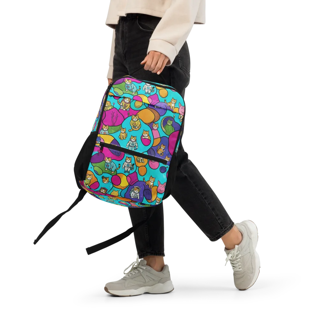 Starship Whiskers on Utility Backpack — Front