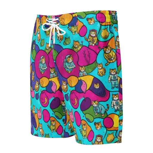 Starship Whiskers on a Men's Board Shorts