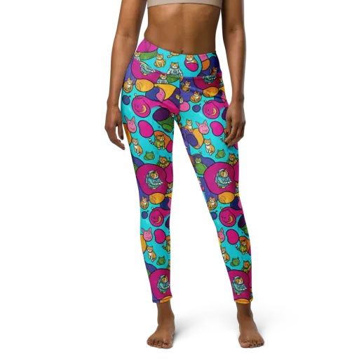 Starship Whiskers on a Yoga Leggings