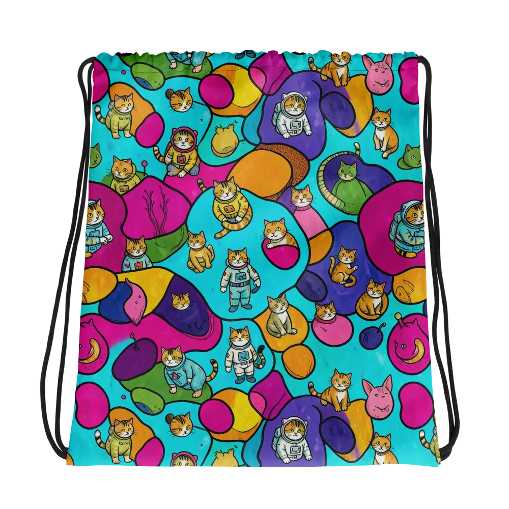 Starship Whiskers on Drawstring Bag — Photo