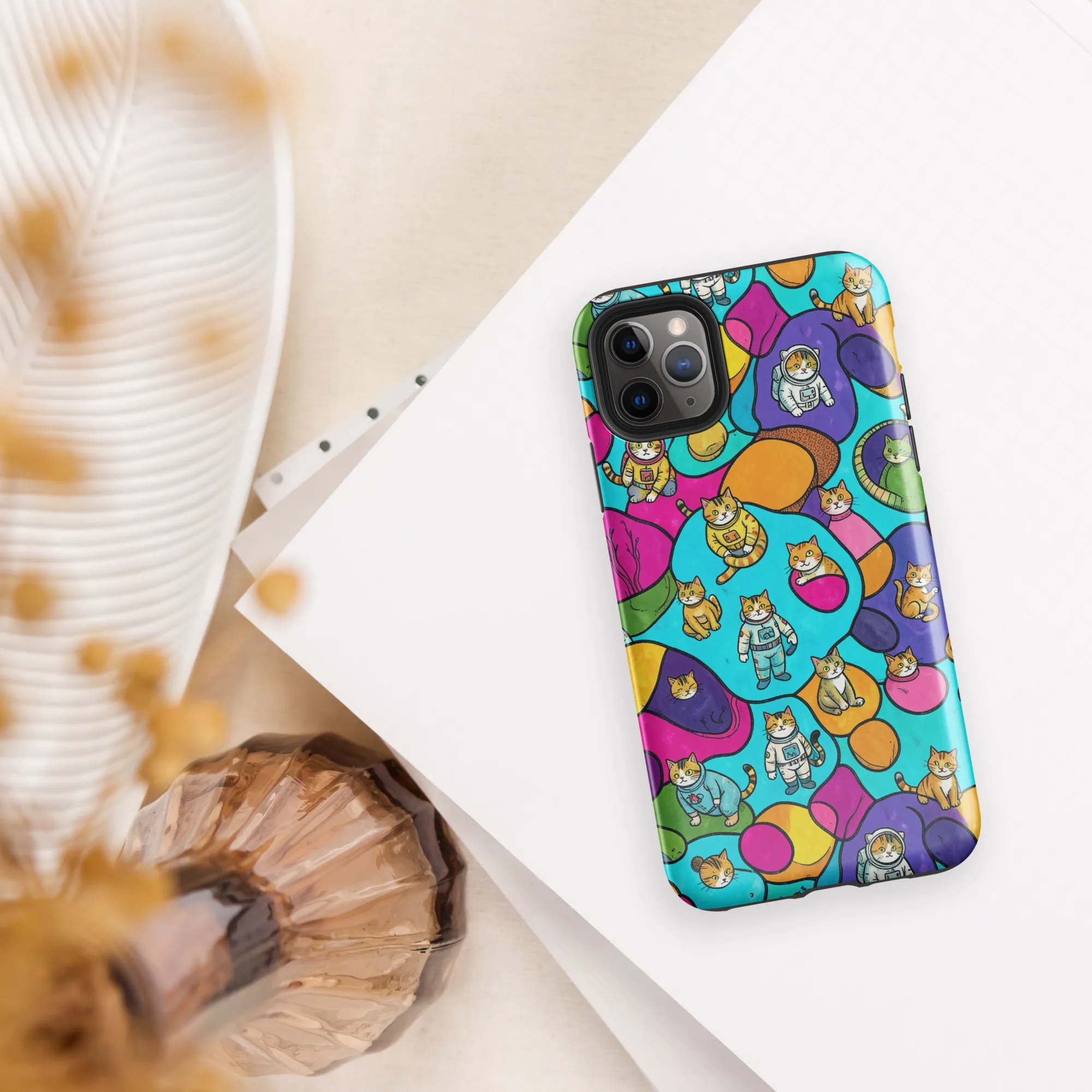Starship Whiskers on Tough Case for iPhone® — Front