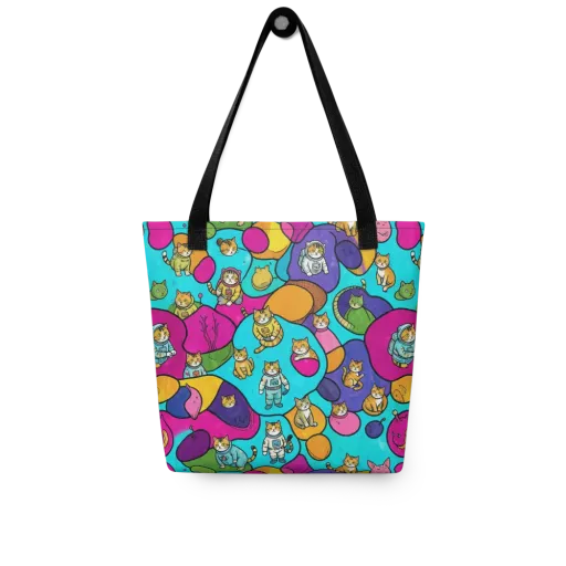 Starship Whiskers on a Tote Bag